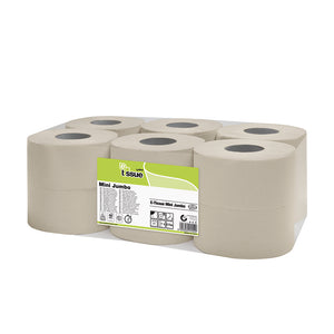 E-Tissue Mini Jumbo toiletpapier 12ROL 2LGS 150VEL