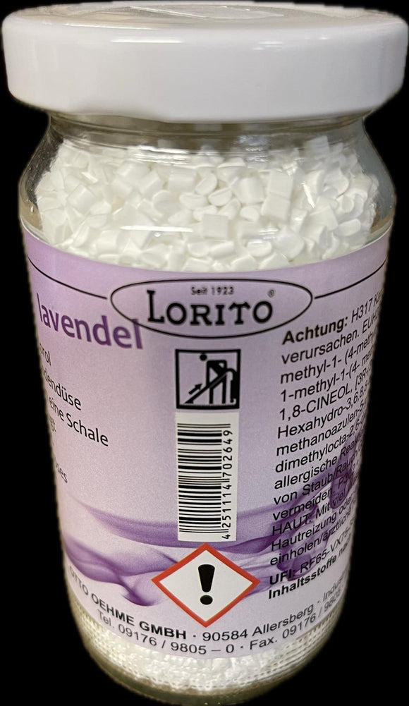 Lorito Lorol geurkorrels (pot 52 gram) LAVENDEL
