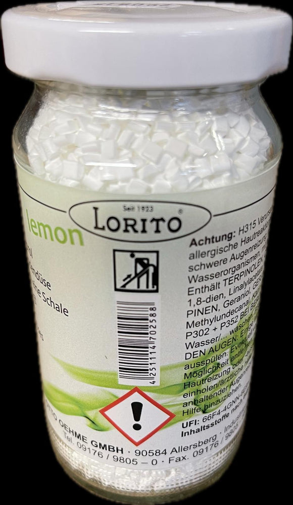 Lorito Lorol geurkorrels (pot 52 gram) LEMON
