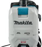 Makita XGT 40 V Max Rugstofzuiger 2L + 8,0 Ah accu (2 st), snellader