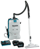 Makita XGT 40 V Max Rugstofzuiger + 8,0 Ah accu (2 st), snellader