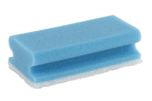 Schuurspons met Greep Blauw 10stk