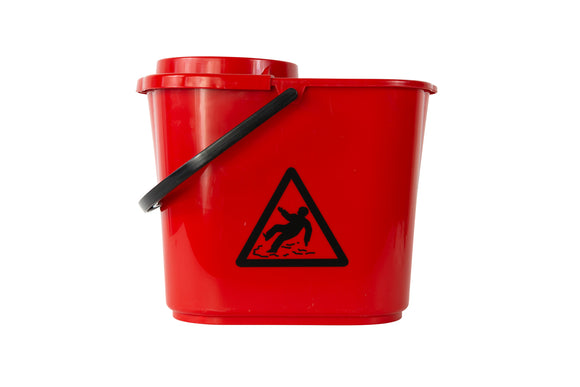 Spaanse Mop Emmer Rood 12 liter