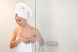 Quartz hair & body shower dispenser 350 ml - White