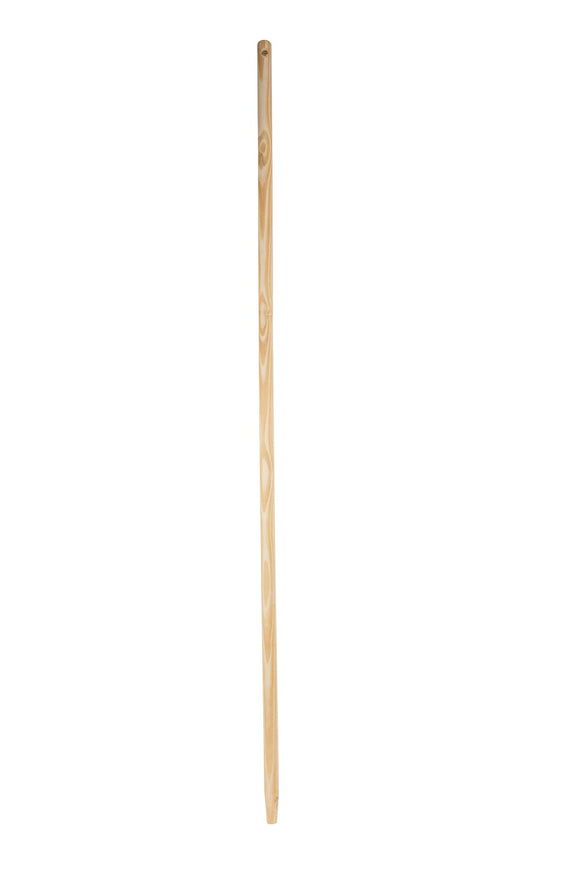 Houten steel voor straatbezem 28mm 140cm