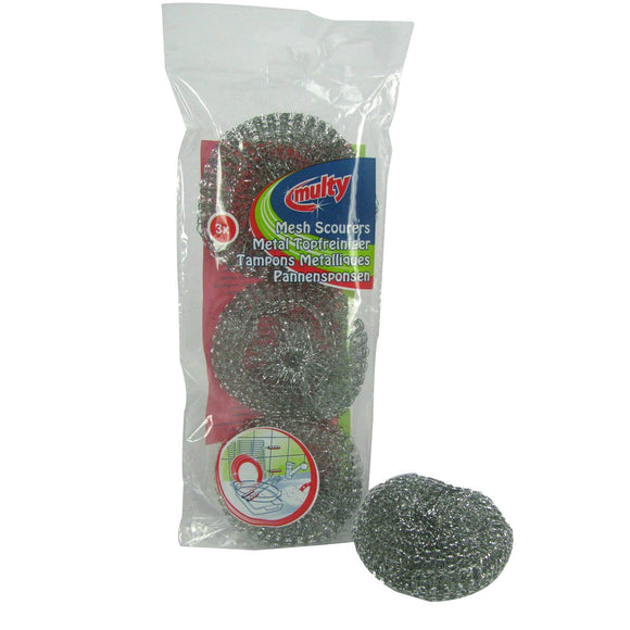 Multy Metalen Pannenspons 3stk