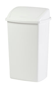 Afvalbak Swing Deksel Wit 50 liter