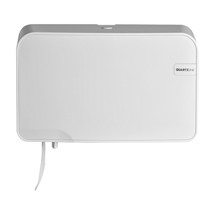 Quartz Duo toiletroldispenser traditionele rol en Compact rol - White