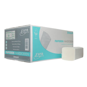 Handdoekpapier Z-vouw Cellulose ECO 24X21CM 2LGS 3200ST (50669)