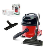 Numatic PPR-240 Stofzuiger Rood + Gratis Parketzuigmond + 10 Zakken